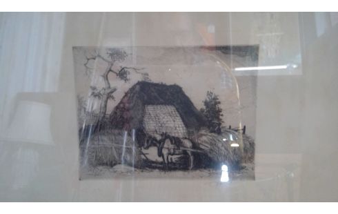 EAU FORTE, , CHEVAL, , CHARRETTE