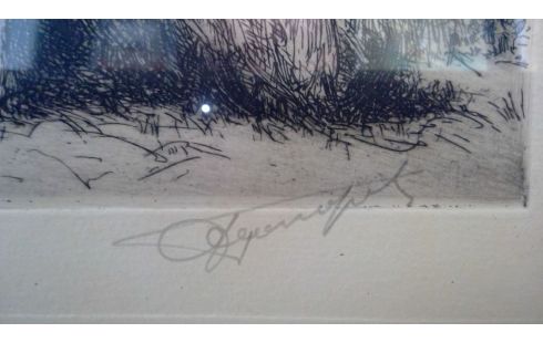 EAU FORTE, , CHEVAL, , CHARRETTE