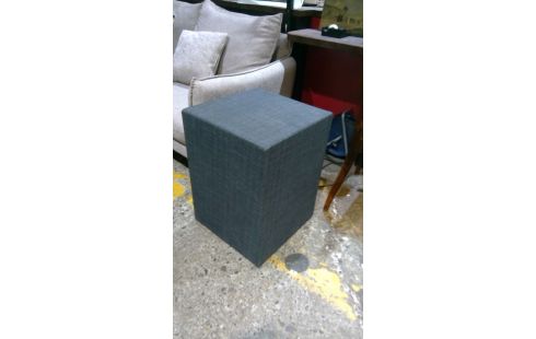 BOUT DE CANAPE TISSU GRIS