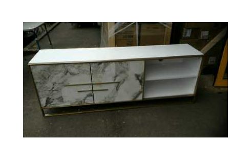 MEUBLE TELE IMITATION MARBRE