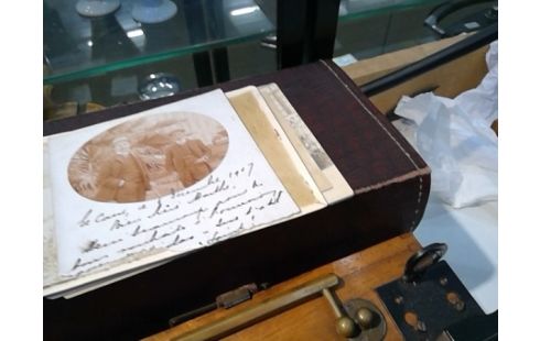 APPAREIL PHOTO COLODION HUMIDE BOIS ANCIEN BARON EMPAIN