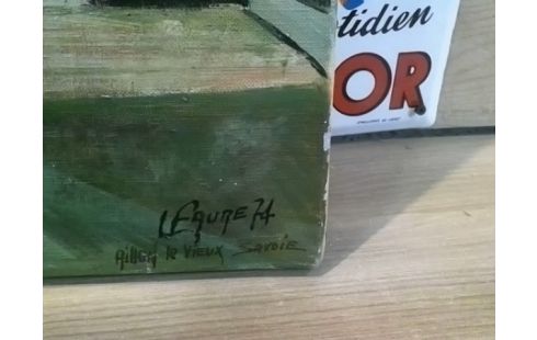 TABLEAU VILLAGE SAVOYARD