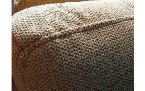 FAUTEUIL RELAX ELEXTRIQUE TISSU JAUNE POLTRON ET SOFA