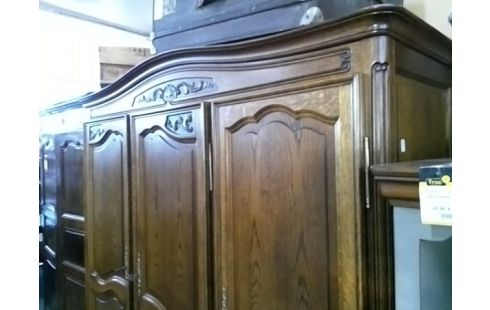 ARMOIRE 3P STYLE LOUIS XV AVEC MIROIR INTERIEUR