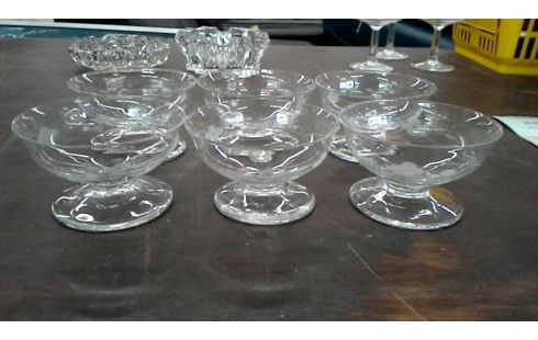 COUPES A CHAMPAGNE X6 CRISTAL GRAVE