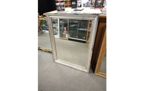 MIROIR STYLE LOUIS PHILIPPE ARGENTÉ