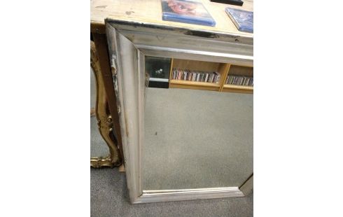 MIROIR STYLE LOUIS PHILIPPE ARGENTÉ