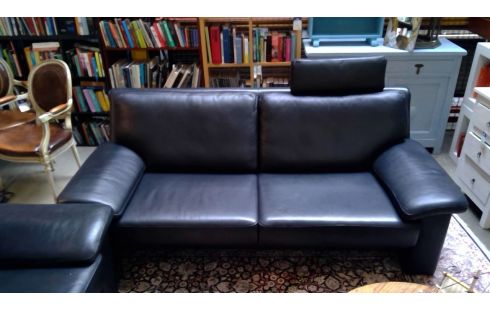 LEDEREN SALON 2X2ZIT LEDER 2HOOFDSTEUN