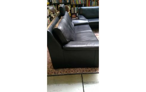 LEDEREN SALON 2X2ZIT LEDER 2HOOFDSTEUN