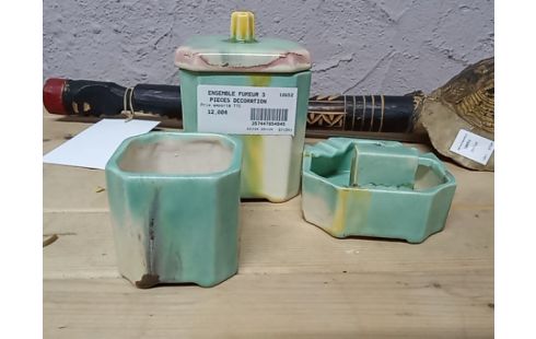 ENSEMBLE FUMEUR 3 PIECES DECORATION