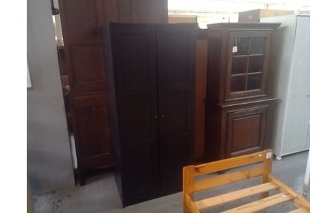 ARMOIRE PENDERIE IKEA 2 PORTES NOIRE