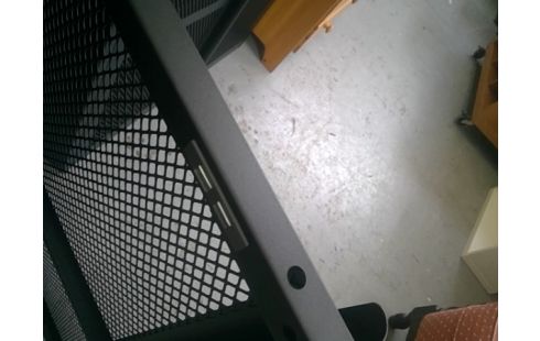 ETAGERE ARMOIRE METAL GRILLAGÉ  NOIR IKEA IVAR