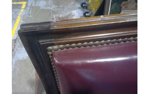 CANAPE CUIR ROUGE 2P+1P