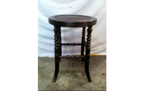 TABOURET DE PIANO NOIR