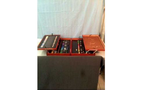 MALKOFFER <MONT MARTE> HOLZ 129-TLG.