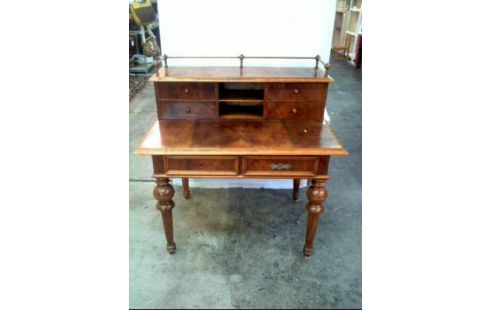 SCHREIBTISCH AUFSATZ HOLZ 6-SCHUBL. ANTIK