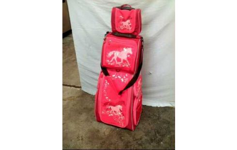 KINDER-REISESET <JAKO-O> 3TEILIG ROSA PFERDEMOTIV