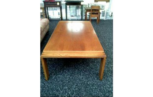 COUCHTISCH HOLZ EICHE RUSTIKAL LÄNGLICH