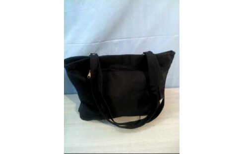 HANDTASCHE STOFF SCHWARZ