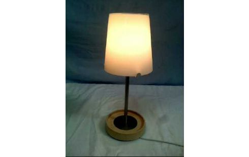 TISCHLAMPE 90ER <IKEA BASISK> GLAS WEIß