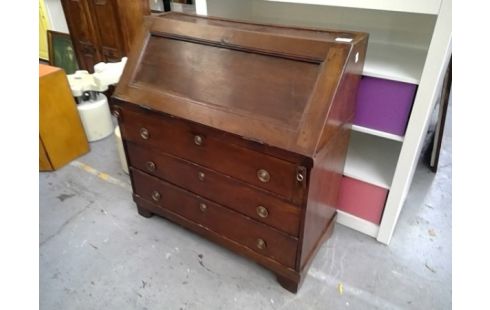 SECRETAIRE ANCIEN MULTI TIROIRS ( SANS CLEF)