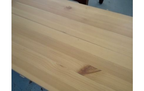 MEUBLE TELE BAS BLANC ET BOIS NATUREL 3 TIROIRS