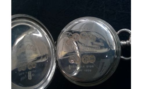 MONTRE A GOUSSET INVAR SANS VITRE BREGUET A COURBE THEORIQUE PHILIPPS