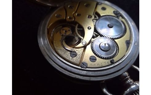 MONTRE A GOUSSET INVAR SANS VITRE BREGUET A COURBE THEORIQUE PHILIPPS