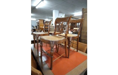 4 CHAISES CANNES LE LOT