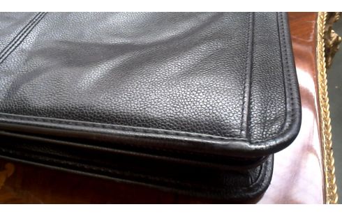 TASCHE, , AKTENTASCHE SCHWARZ LEDER