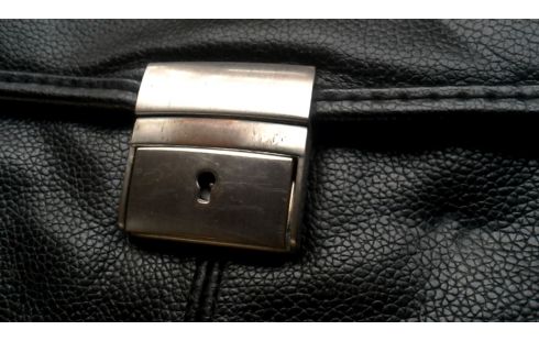 TASCHE, , AKTENTASCHE SCHWARZ LEDER