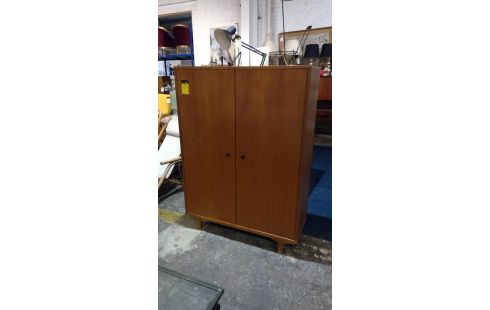 MÖBELSTÜCK 2 TÜREN 60ER JAHRE FURNIERHOLZ TEAKHOLZ