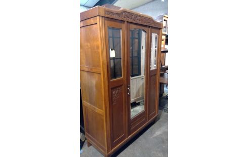 GARDE ROBES 1920 MIROIRS BISEAUTES