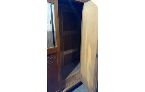 GARDE ROBES 1920 MIROIRS BISEAUTES