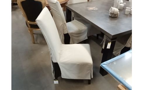 CHAISE BYCAST + HOUSSE LOT DE 8