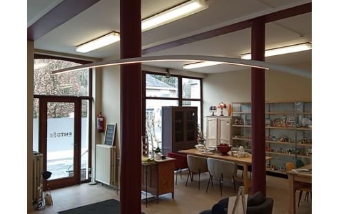 LAMPE DESGIN COURBÉE BLANCHE