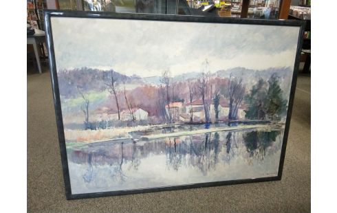 PEINTURE SUR PANNEAU M. JOURNAY