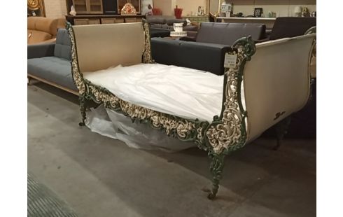 LIT OFFICIER EN FONTE EPOQUE NAPOLEON III