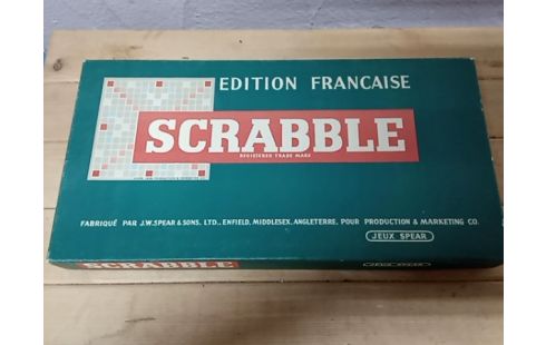 JEU SCRABBLE EN BOIS