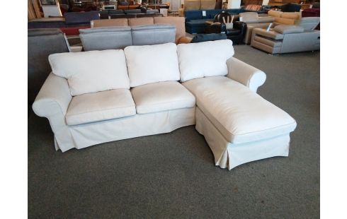 CANAPE D'ANGLE EKTORP TISSU BEIGE