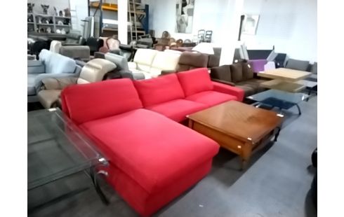 CANAPE D'ANGLE ROUGE