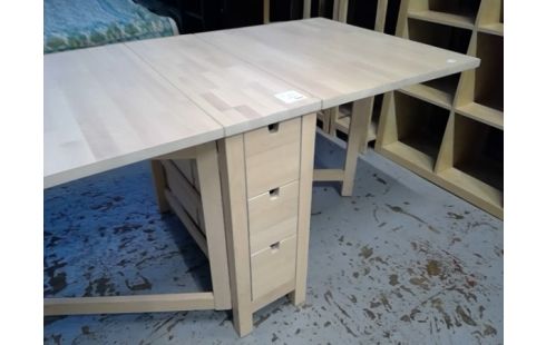 TABLE DE CUISINE IKEA PLIANTE COULEUR BLOULEAU