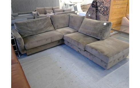 SALON D'ANGLE TISSU , BEL ETAT " PASSE PARTOUT "