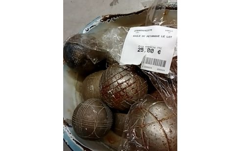BOULE DE PETANQUE LE LOT