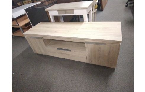 MEUBLE TV TEINTE CHENE CLAIR