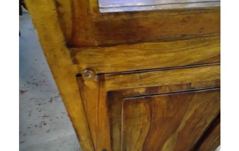 ETAGERE COLONNE TEAK VITRINE 4 FACES