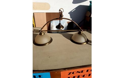 SUSPENSION BILLARD OPALINE FUMÉE