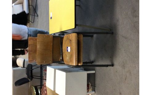 CHAISE D ÉCOLE LOT DE 4