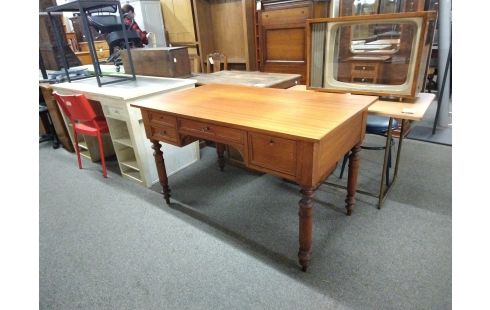 BUREAU STYLE LOUIS PHILIPPE BOIS EXOTIQUE