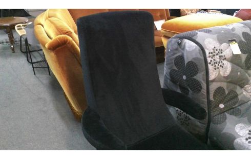 FAUTEUIL FAMA NOIR PIVOTANT